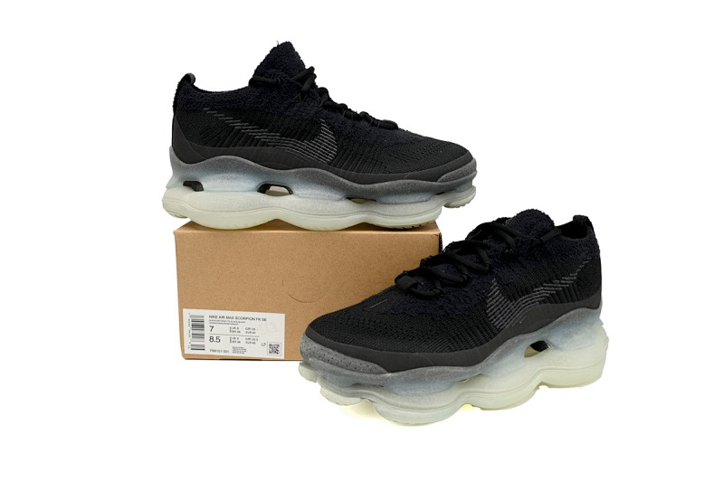 【BH9LL】白黑/001 耐克2022大气垫跑鞋 FB9151-001 Nike Air Max Scorpion "Black/Anthracite"