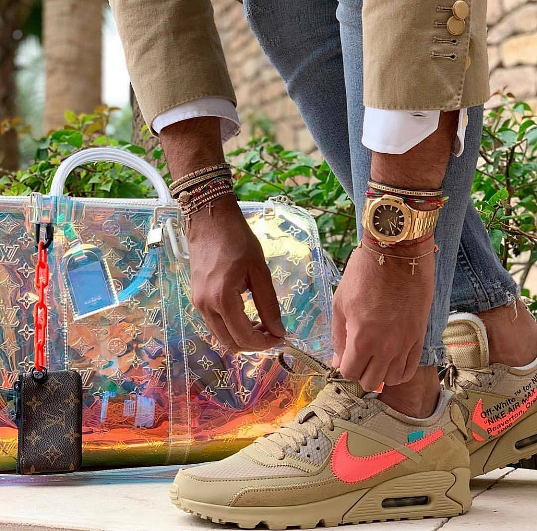 【CA3TS】沙漠色OW STOS版耐克90联名气垫跑鞋 AA7293-200 Off-White x Nike Air Max 90 “Desert Ore”