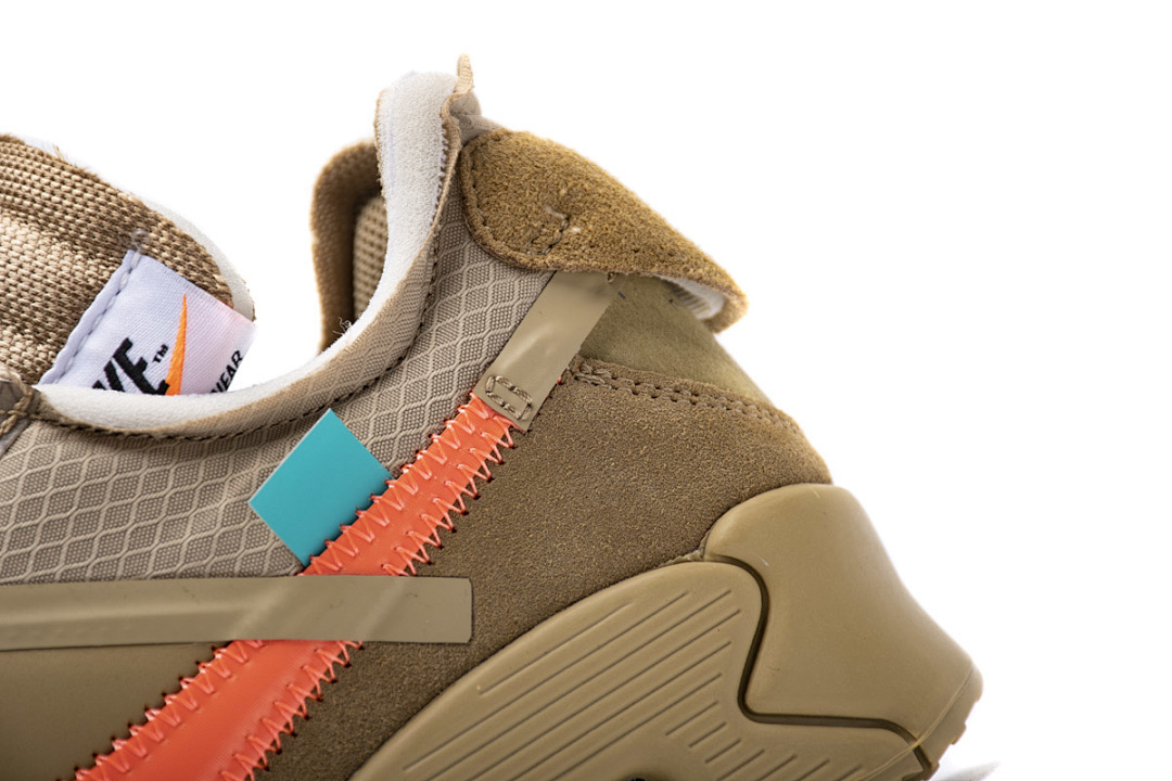 【CA3TS】沙漠色OW STOS版耐克90联名气垫跑鞋 AA7293-200 Off-White x Nike Air Max 90 “Desert Ore”