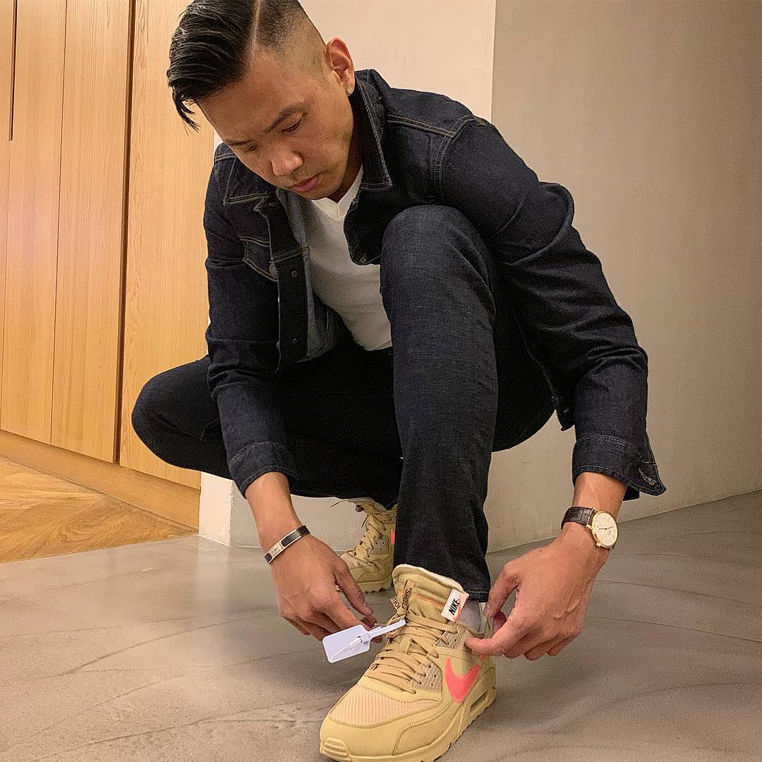 【CA3TS】沙漠色OW STOS版耐克90联名气垫跑鞋 AA7293-200 Off-White x Nike Air Max 90 “Desert Ore”