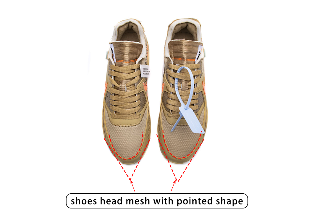 【CA3TS】沙漠色OW STOS版耐克90联名气垫跑鞋 AA7293-200 Off-White x Nike Air Max 90 “Desert Ore”