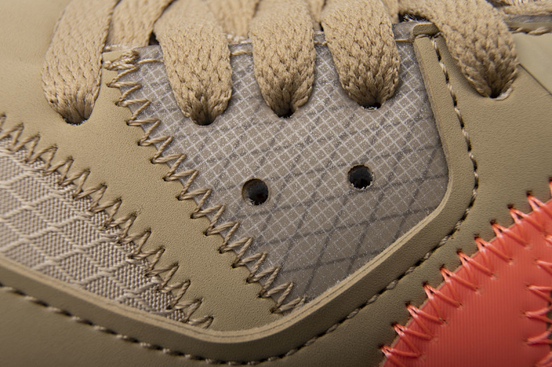 【CA3TS】沙漠色OW STOS版耐克90联名气垫跑鞋 AA7293-200 Off-White x Nike Air Max 90 “Desert Ore”