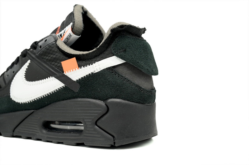 【CA3TS】全黑OW STOS版耐克90联名气垫跑鞋 AA7293-001 Off-White x Nike Air Max 90 “All Black