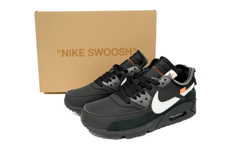 【CA3TS】全黑OW STOS版耐克90联名气垫跑鞋 AA7293-001 Off-White x Nike Air Max 90 “All Black