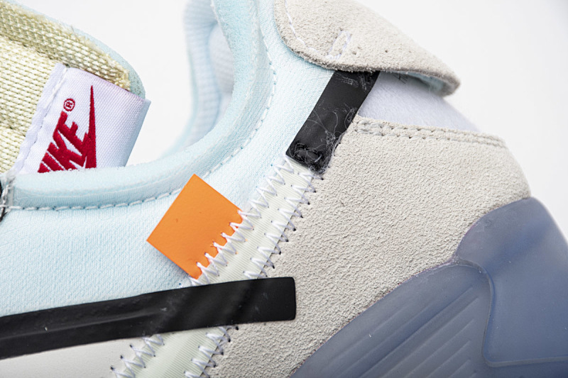 【CA3TS】全白OW STOS版耐克90联名气垫跑鞋 AA7293-100 Off-White x Nike Air Max 90 “All White”