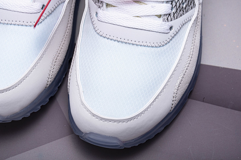 【CA3TS】全白OW STOS版耐克90联名气垫跑鞋 AA7293-100 Off-White x Nike Air Max 90 “All White”