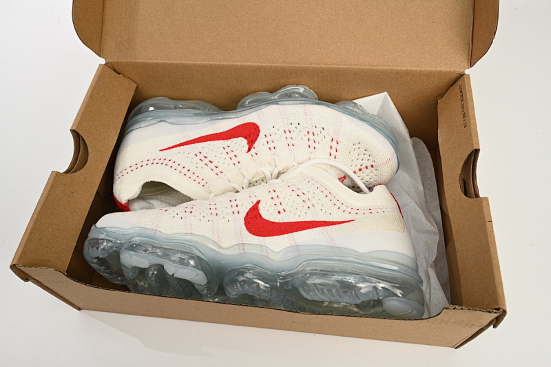 【BH9LL】白红102 耐克2023大气垫跑鞋 DV6840-102 Nike AIR VAPORMAX 2023 FK White Red