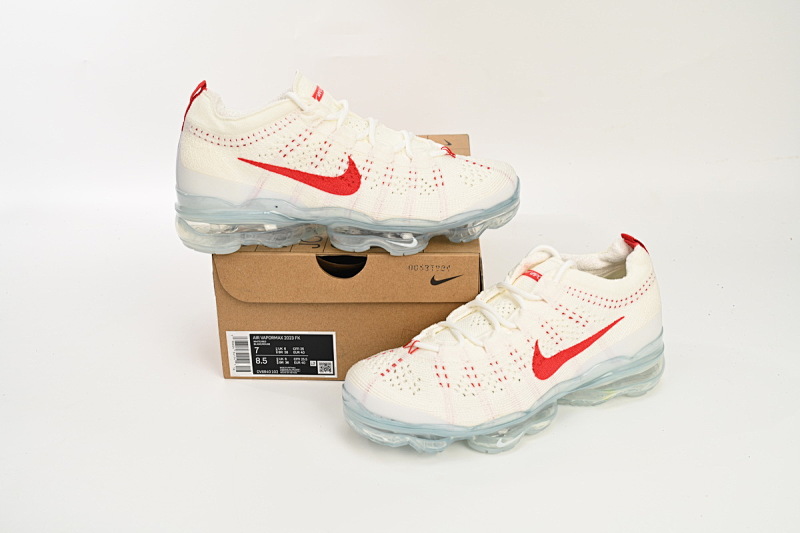 【BH9LL】白红102 耐克2023大气垫跑鞋 DV6840-102 Nike AIR VAPORMAX 2023 FK White Red