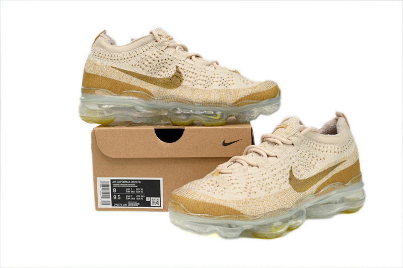 【BH9LL】卡其黄100 耐克2023大气垫跑鞋 DV1678-100 Nike AIR VAPORMAX 2023 FK Khaki
