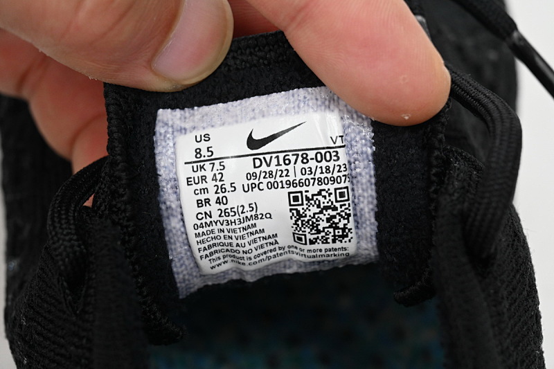 【BH9LL】全黑003 耐克2023大气垫跑鞋 DV1678-003 Nike AIR VAPORMAX 2023 FK Black
