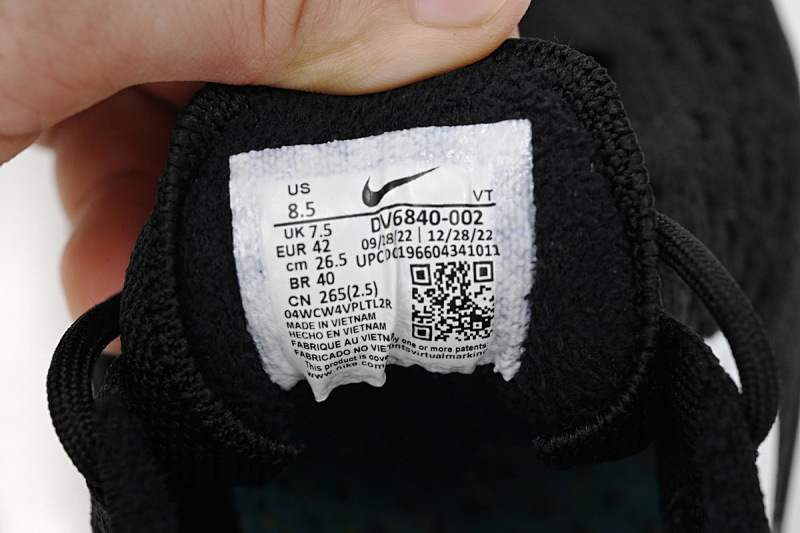 【BH9LL】黑白002 耐克2023大气垫跑鞋 DV6840-002 Nike AIR VAPORMAX 2023 FK Black And White