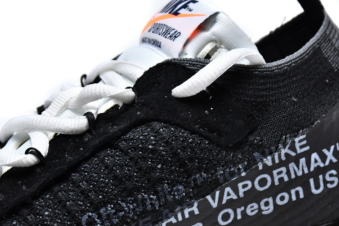 【BH0LL】全黑OW 2018联名减震气垫鞋 AA3831-001 OFF White x Nike Air VaporMax Black White