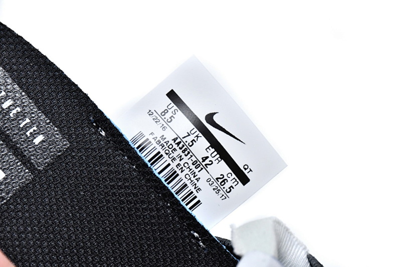 【BH0LL】全黑OW 2018联名减震气垫鞋 AA3831-001 OFF White x Nike Air VaporMax Black White