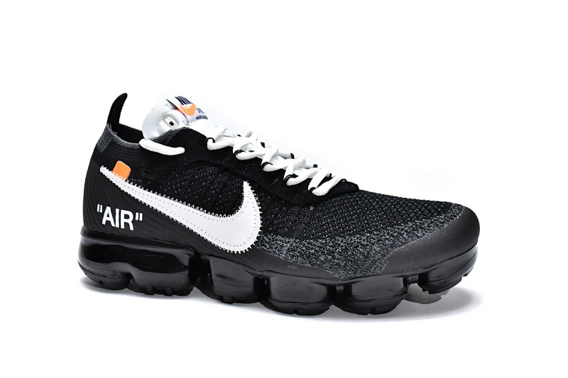 【BH0LL】全黑OW 2018联名减震气垫鞋 AA3831-001 OFF White x Nike Air VaporMax Black White