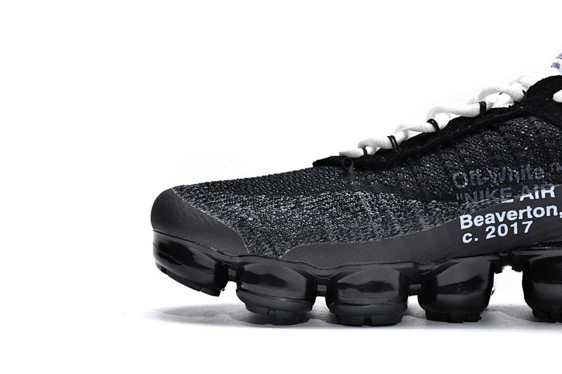【BH0LL】全黑OW 2018联名减震气垫鞋 AA3831-001 OFF White x Nike Air VaporMax Black White