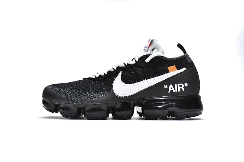 【BH0LL】全黑OW 2018联名减震气垫鞋 AA3831-001 OFF White x Nike Air VaporMax Black White