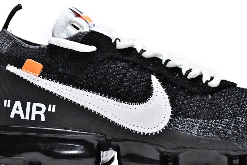 【BH0LL】全黑OW 2018联名减震气垫鞋 AA3831-001 OFF White x Nike Air VaporMax Black White