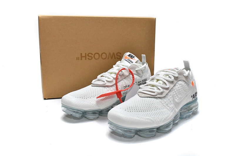 【BH0LL】全白OW 2018联名减震气垫鞋 AA3831-100 OFF White x Nike Air VaporMax White