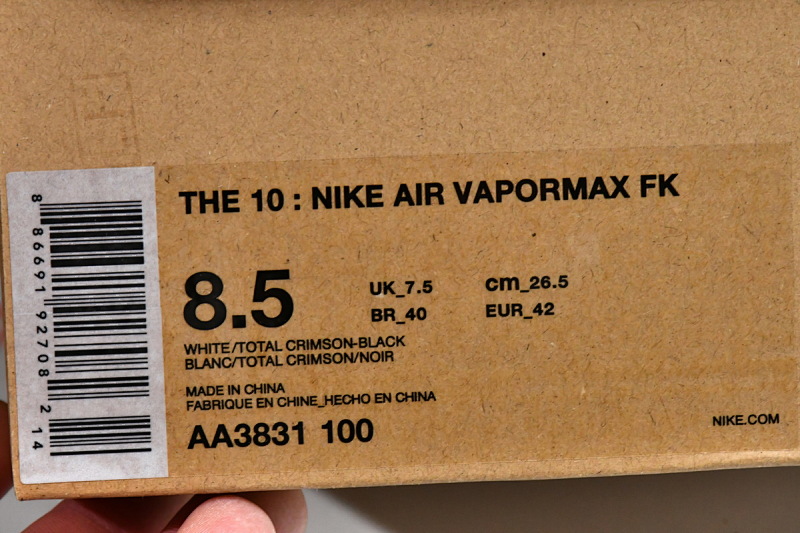 【BH0LL】全白OW 2018联名减震气垫鞋 AA3831-100 OFF White x Nike Air VaporMax White