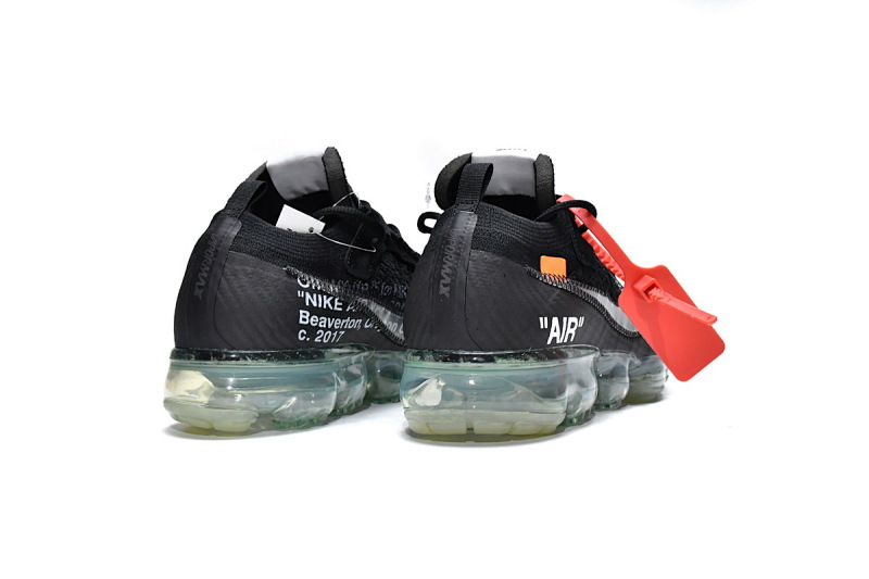 【BH0LL】黑白OW 2018联名减震气垫鞋 AA3831-002 OFF White x Nike Air VaporMax Black