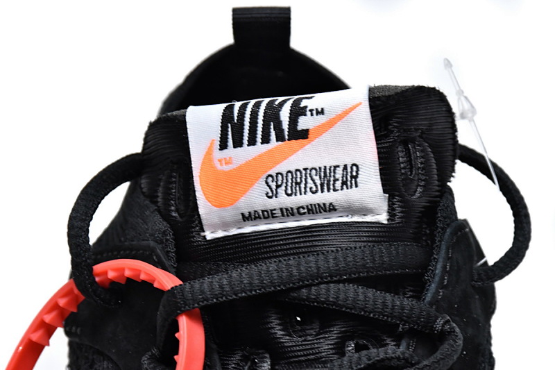 【BH0LL】黑白OW 2018联名减震气垫鞋 AA3831-002 OFF White x Nike Air VaporMax Black