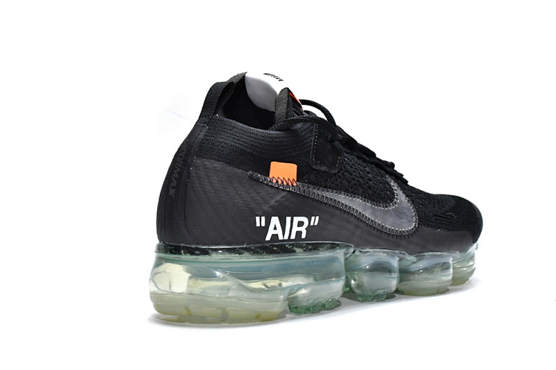 【BH0LL】黑白OW 2018联名减震气垫鞋 AA3831-002 OFF White x Nike Air VaporMax Black