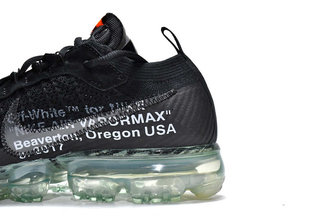 【BH0LL】黑白OW 2018联名减震气垫鞋 AA3831-002 OFF White x Nike Air VaporMax Black
