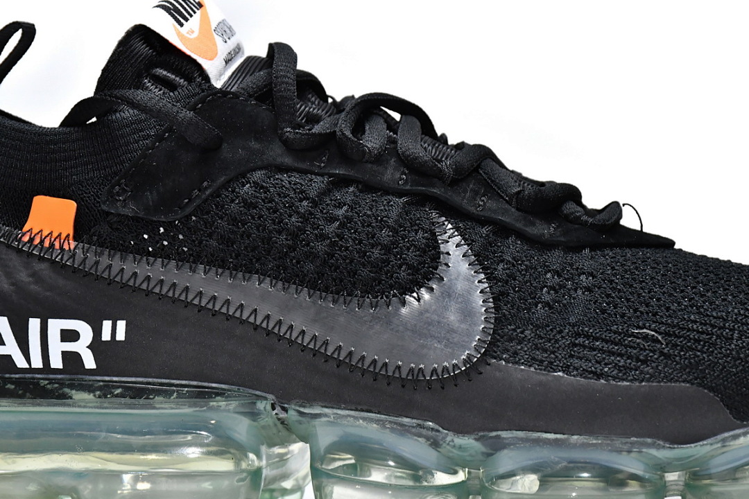 【BH0LL】黑白OW 2018联名减震气垫鞋 AA3831-002 OFF White x Nike Air VaporMax Black