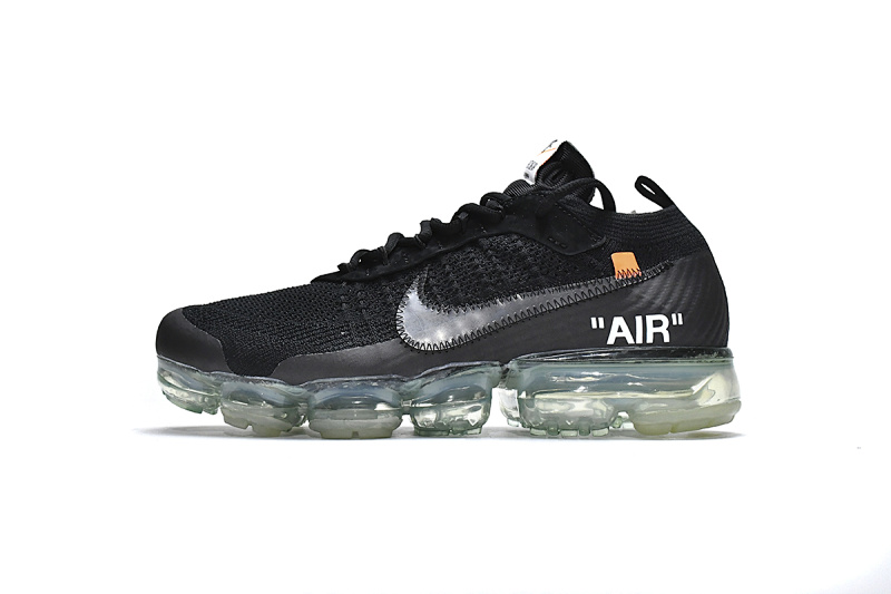 【BH0LL】黑白OW 2018联名减震气垫鞋 AA3831-002 OFF White x Nike Air VaporMax Black