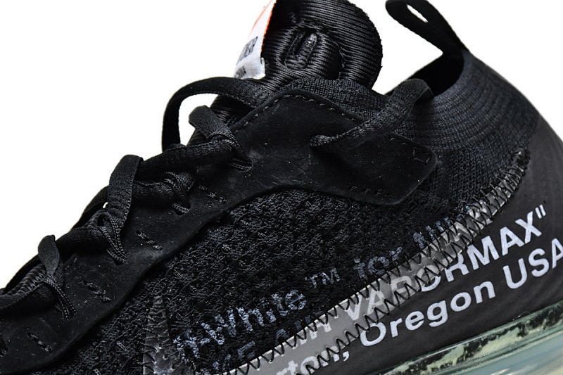 【BH0LL】黑白OW 2018联名减震气垫鞋 AA3831-002 OFF White x Nike Air VaporMax Black