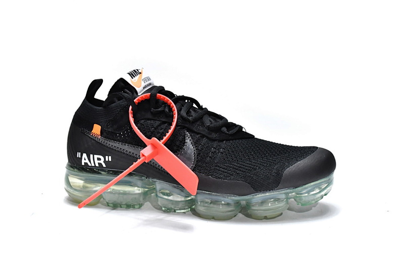 【BH0LL】黑白OW 2018联名减震气垫鞋 AA3831-002 OFF White x Nike Air VaporMax Black