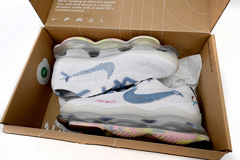 【BH9LL】牛仔白 耐克2022大气垫跑鞋 FJ7736-141 Nike Air Max Scorpion FK Denim White