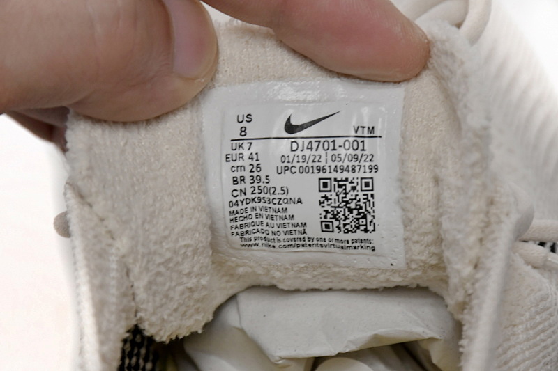 【BH9LL】米色 耐克2022大气垫跑鞋 DJ4701-001 Nike Air Max Scorpion FK Lemon Wash