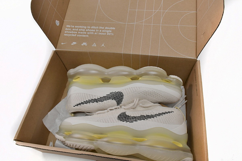 【BH9LL】米色 耐克2022大气垫跑鞋 DJ4701-001 Nike Air Max Scorpion FK Lemon Wash