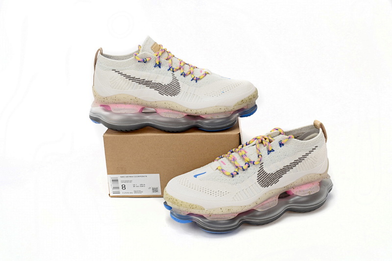 【BH9LL】经典白 耐克2022大气垫跑鞋 FJ7070-001 Nike Air Max Scorpion FK Lemon Classic White