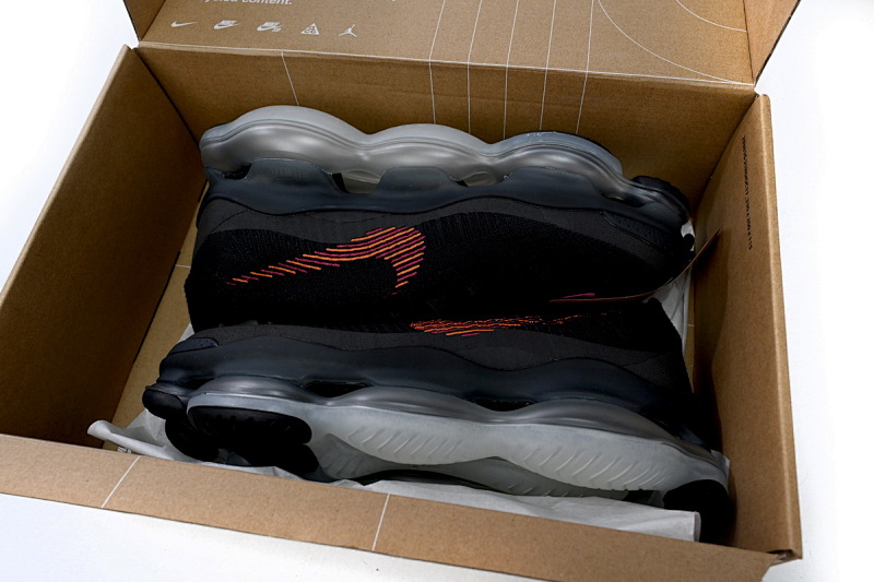 【BH9LL】灰红 耐克2022大气垫跑鞋 DZ0799-001 Nike Air Max Scorpion FK Black and GREY RED