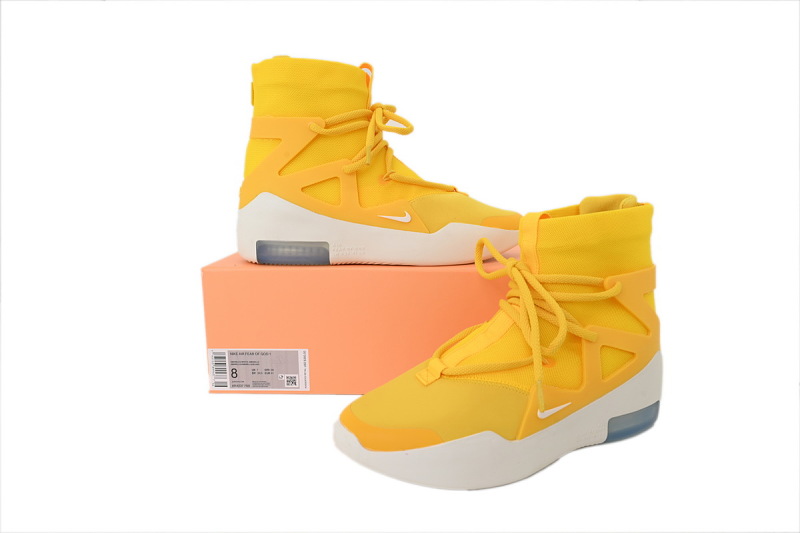 【EA0TS】黄色 耐克篮球鞋 AR4237-700 Nike Air Fear Of God 1 'The Atmosphere'