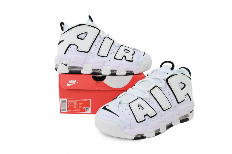 【BA1SK】白黑边 耐克皮蓬篮球鞋 DO6718-100 Nike Wmns Air More Uptempo 'White Black'