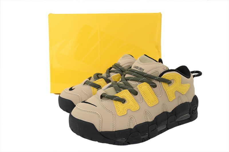 yupoo_389208_e0053864.jpg 【BA1SK】沙漠联名 耐克皮蓬篮球鞋 FB1299-200 AMBUSH x Nike Air More Uptempo Low 'Limestone'