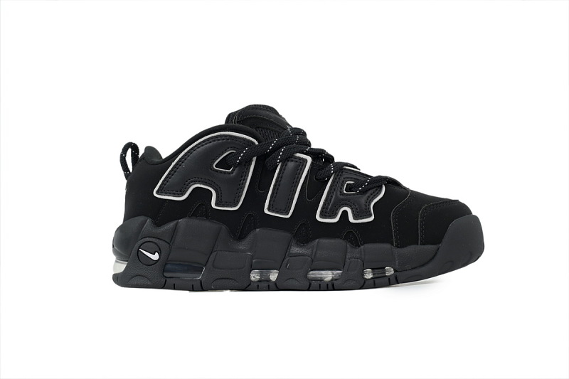 【BA1SK】黑白联名 耐克皮蓬篮球鞋 FB1299-001 AMBUSH x Nike Air More Uptempo Low 'Black'
