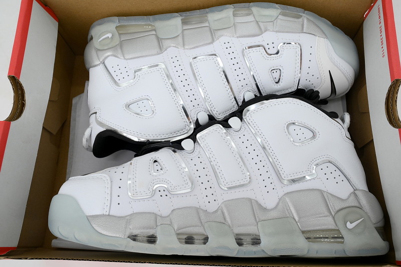 【BA1SK】白银黑 耐克皮蓬篮球鞋 DV7408-100 Nike Wmns Air More Uptempo 'White Chrome'