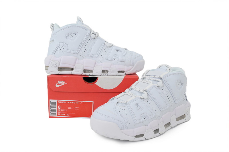 【BA1SK】全白 耐克皮蓬篮球鞋 921948-100 Nike Air More Uptempo 'Triple White'