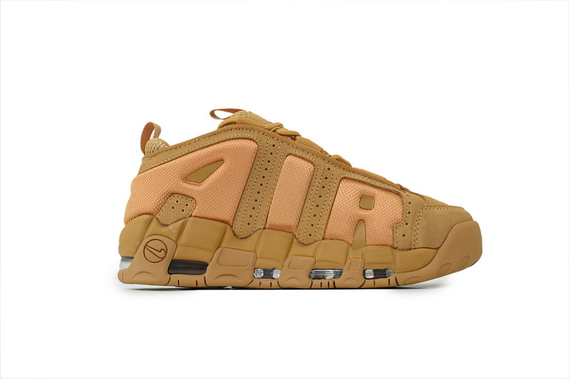 【BA1SK】浅棕高频 耐克皮蓬篮球鞋 IM6649-700 Nike Air More Uptempo Low 'Flax'