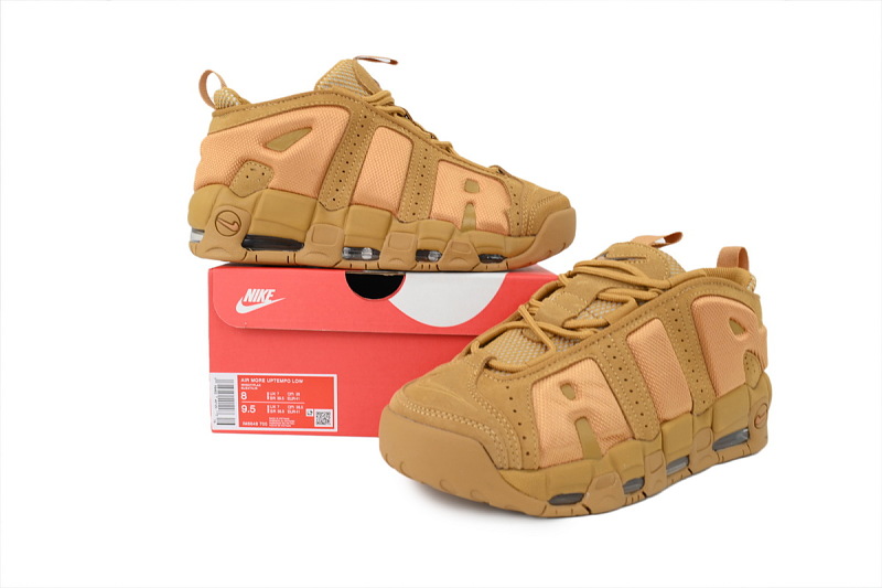 【BA1SK】浅棕高频 耐克皮蓬篮球鞋 IM6649-700 Nike Air More Uptempo Low 'Flax'