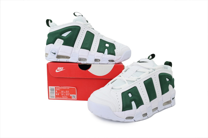 【BA1SK】白绿高频 耐克皮蓬篮球鞋 FZ3055-102 Nike Air More Uptempo Low 'White Fir'