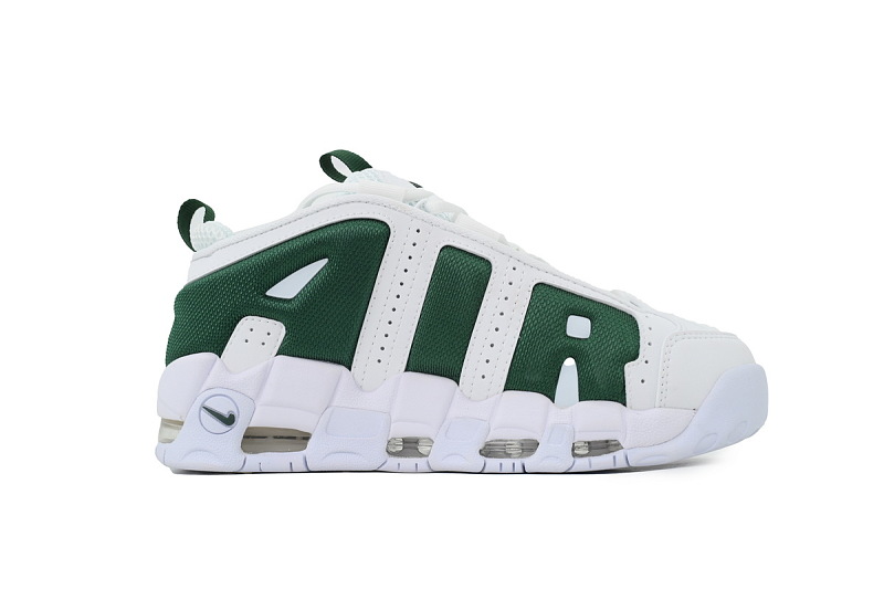 【BA1SK】白绿高频 耐克皮蓬篮球鞋 FZ3055-102 Nike Air More Uptempo Low 'White Fir'