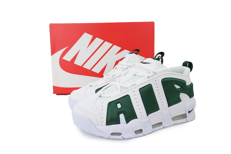 【BA1SK】白绿高频 耐克皮蓬篮球鞋 FZ3055-102 Nike Air More Uptempo Low 'White Fir'