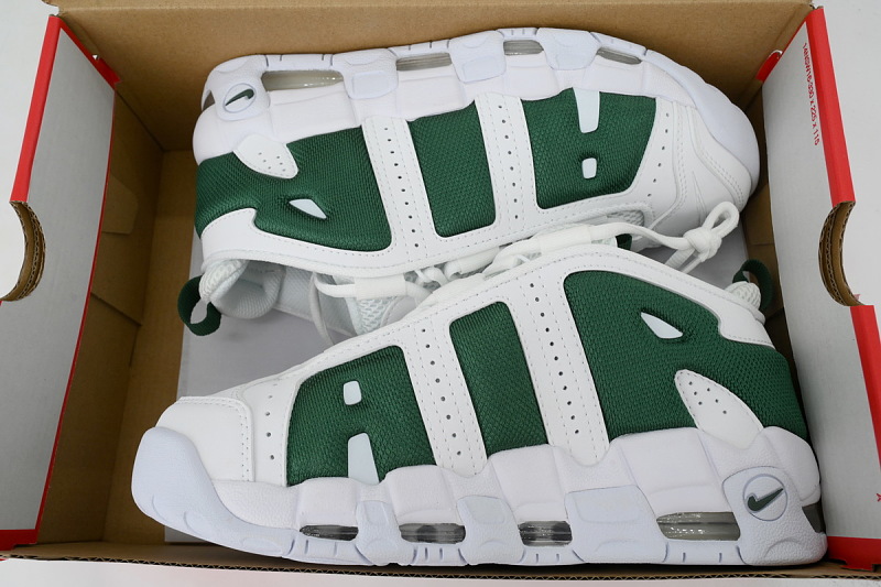 【BA1SK】白绿高频 耐克皮蓬篮球鞋 FZ3055-102 Nike Air More Uptempo Low 'White Fir'