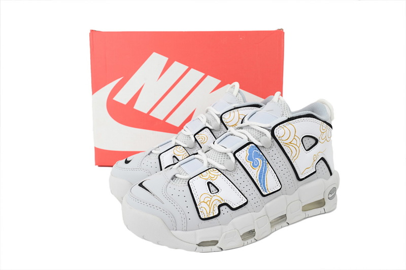 【BA1SK】祥云灰 耐克皮蓬篮球鞋 FB3021-001 Nike Air More Uptempo 'Lucky Clouds'