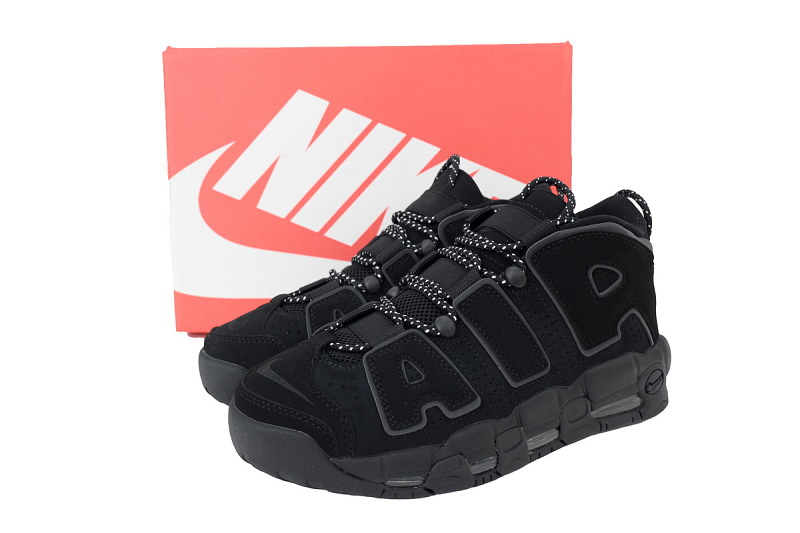 【BA1SK】全黑 耐克皮蓬篮球鞋 414962-004 Nike Air More Uptempo 'Reflective'